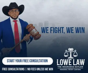 Millions Recovered For Our Clients. We Fight, We Win. Start your free consultation. Lowe Law, The Insurance Outlaw. Free consultations, no fees unless we win.